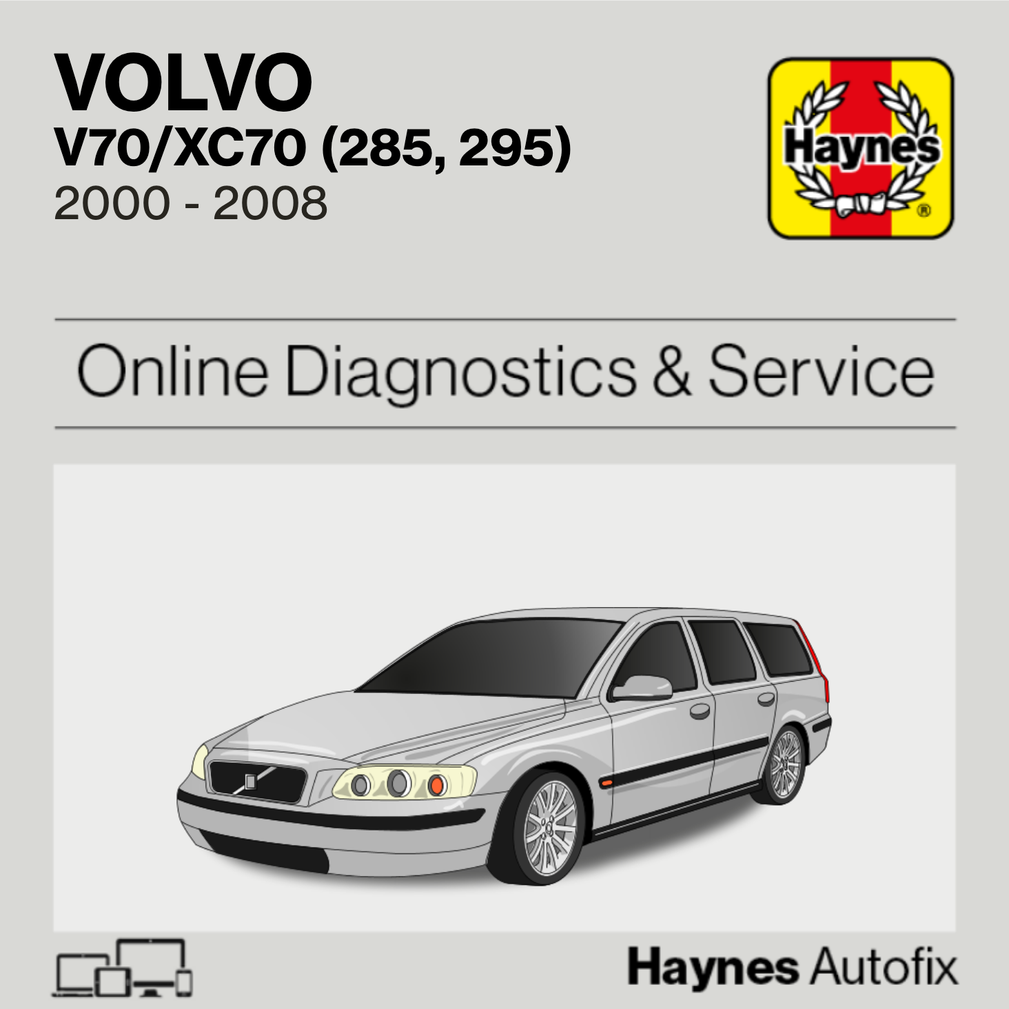 Volvo V70/XC70 (285, 295) 2000 to 2008 Haynes Online Diagnostics & Service Guide