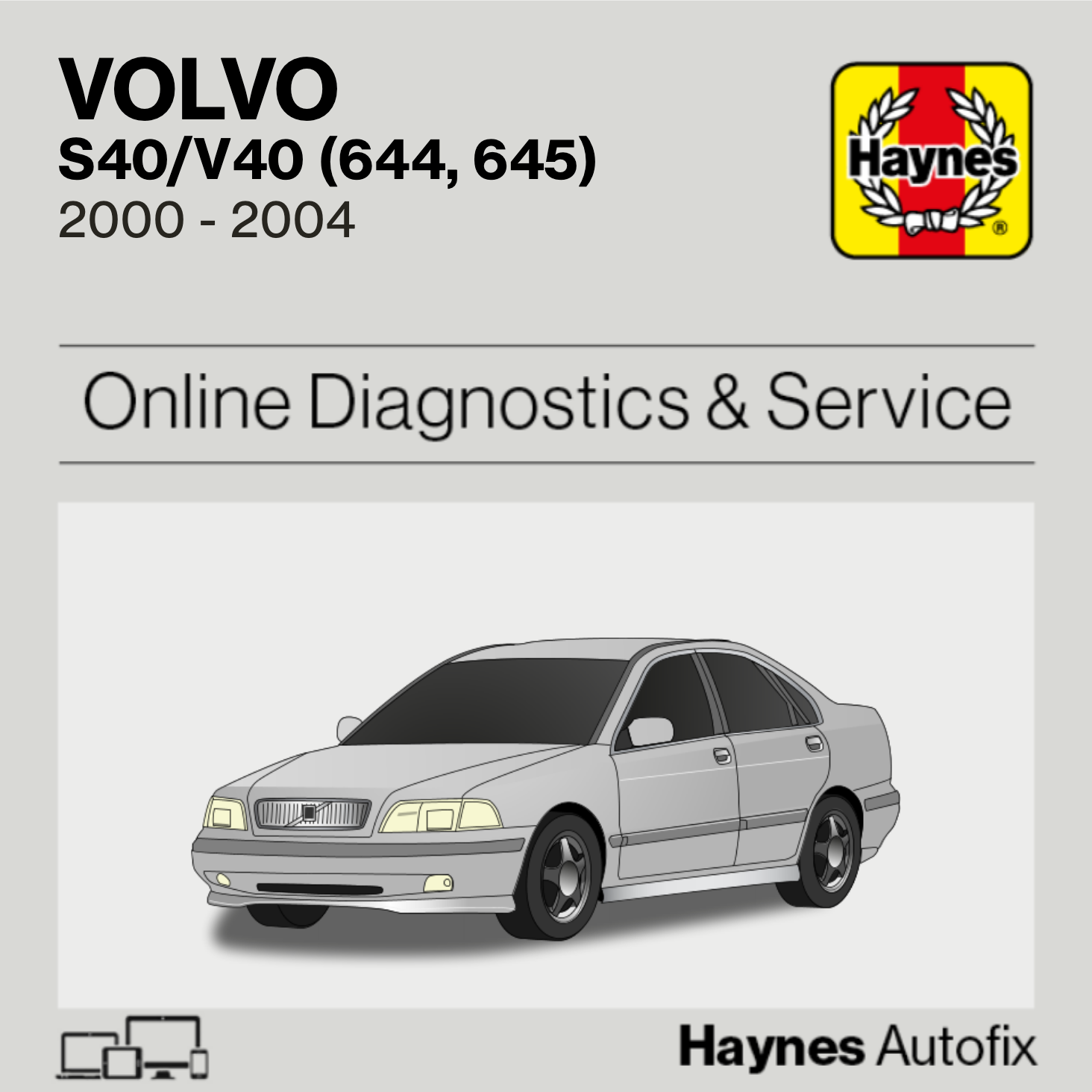 Volvo S40/V40 (644, 645) 2000 to 2004 Haynes Online Diagnostics & Service Guide