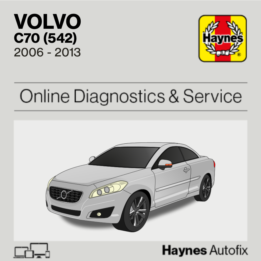 Volvo C70 (542) 2006 to 2013 Haynes Online Diagnostics & Service Guide