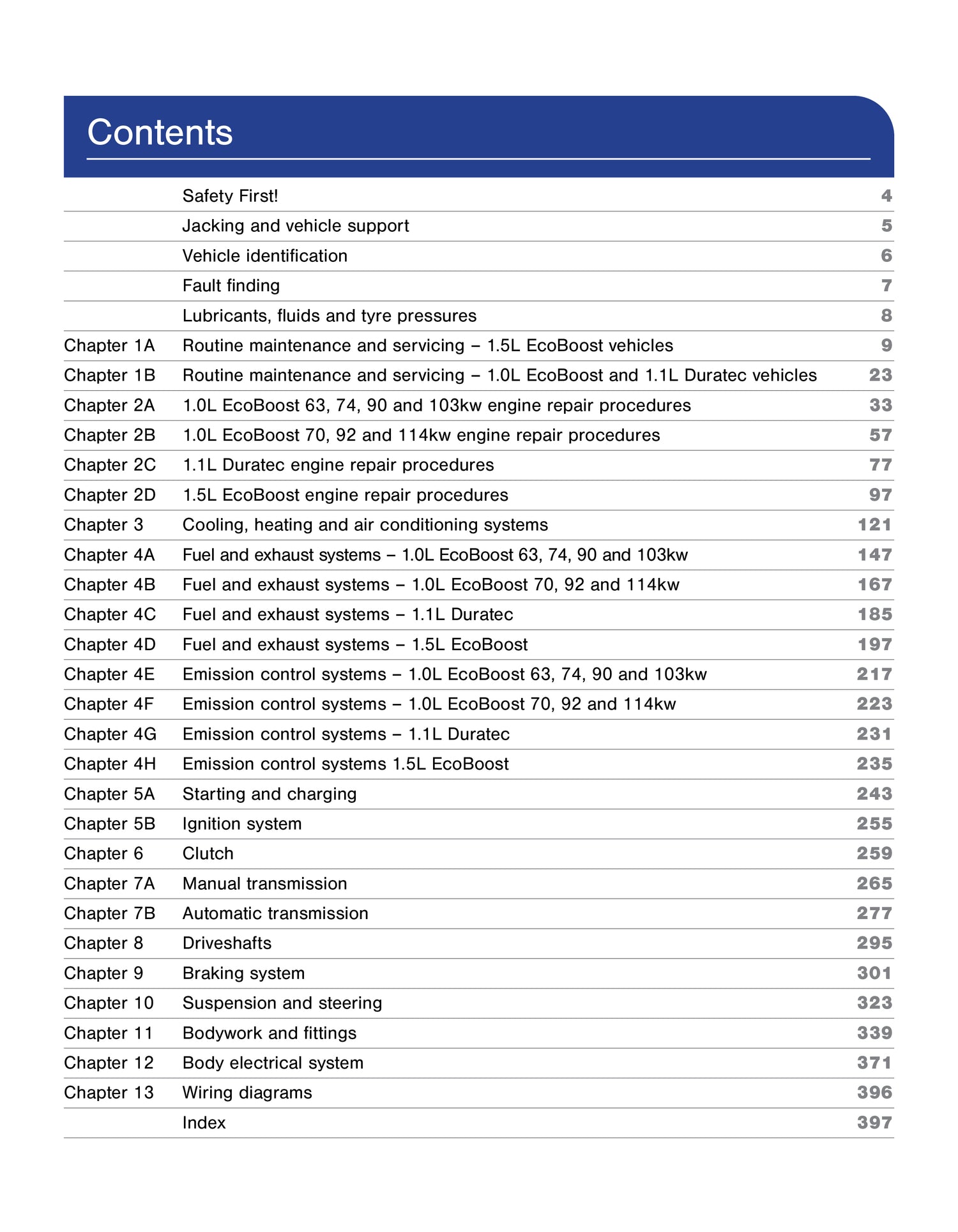 Ford Fiesta Petrol (2017-2023) Haynes Repair Manual