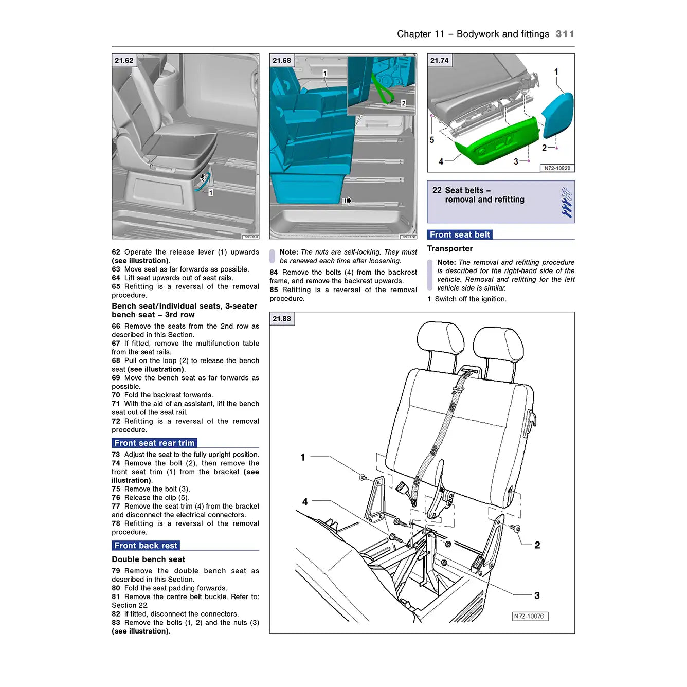 Volkswagen Transporter T6 manual page 6