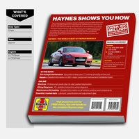 back cover of Audi TT 2007 to 2014 Haynes manual