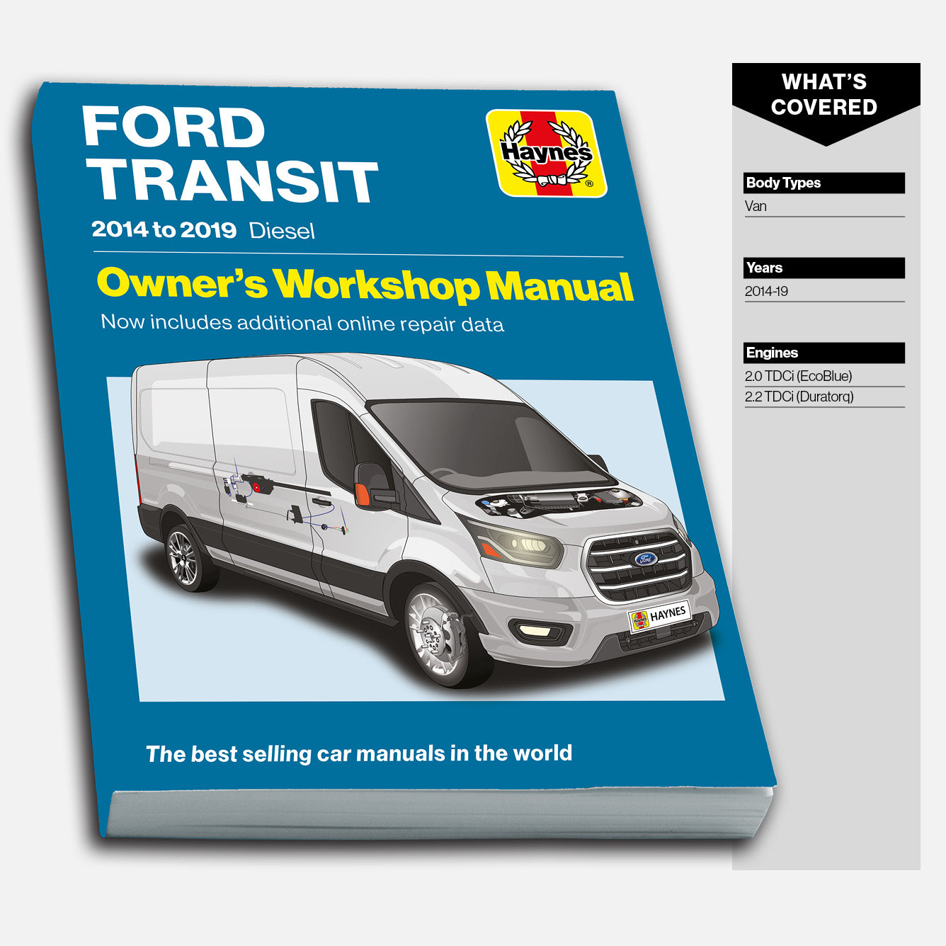 Ford Transit (2014-2019) Haynes Repair Manual front cover