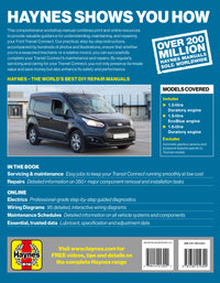 Transit Connect Haynes Manual Rear Cover