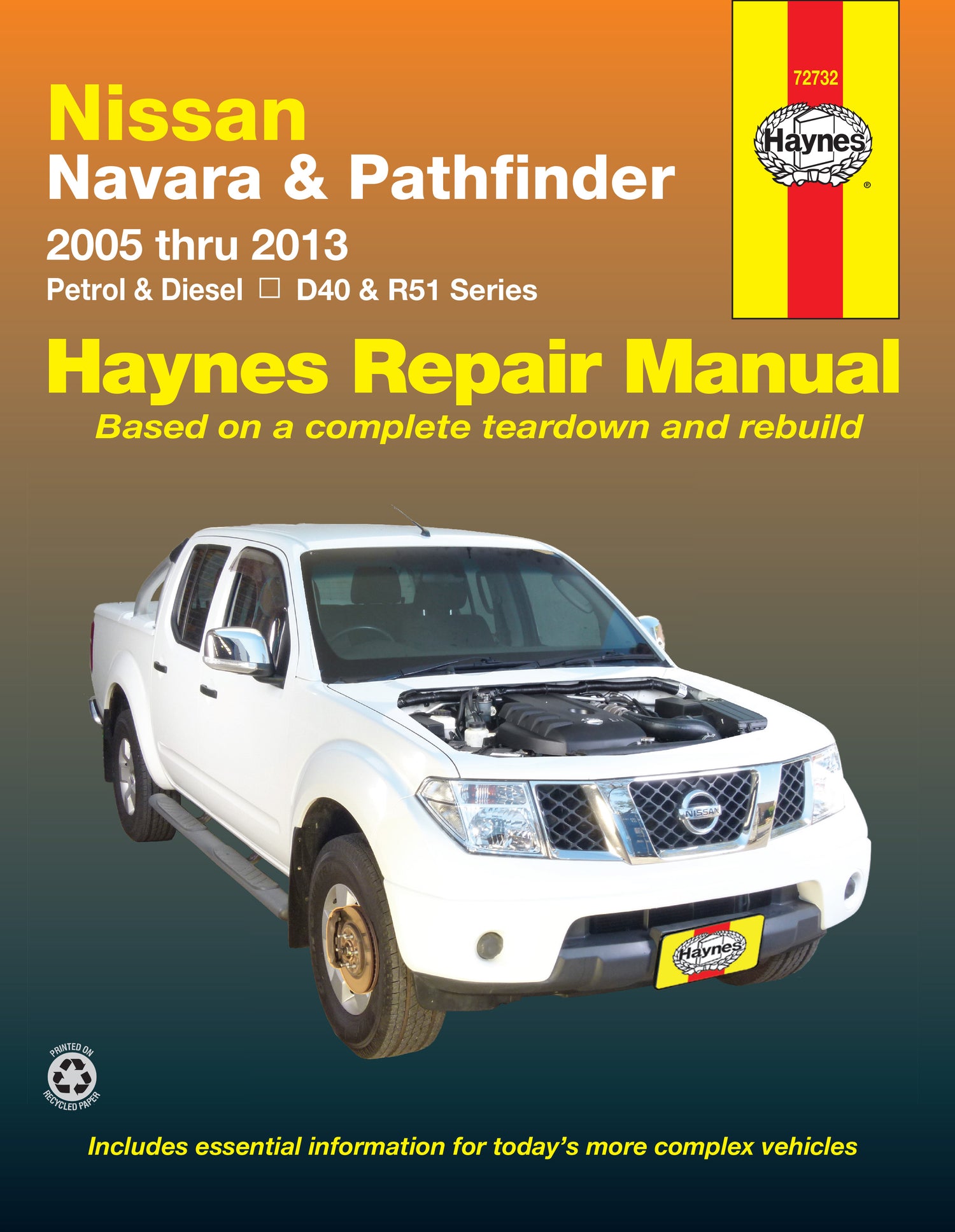 Nissan Navara & Nissan Pathfinder (2005-2015) Haynes Repair Manual (AUS)