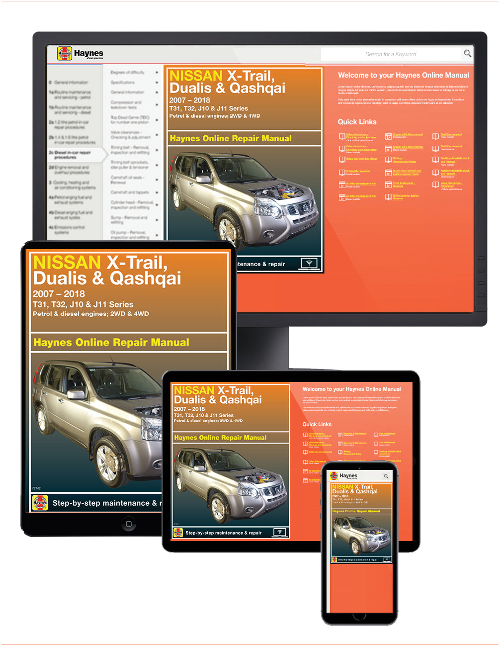 Nissan X-Trail / Dualis / Qashqai 2007-2018 (AUS)