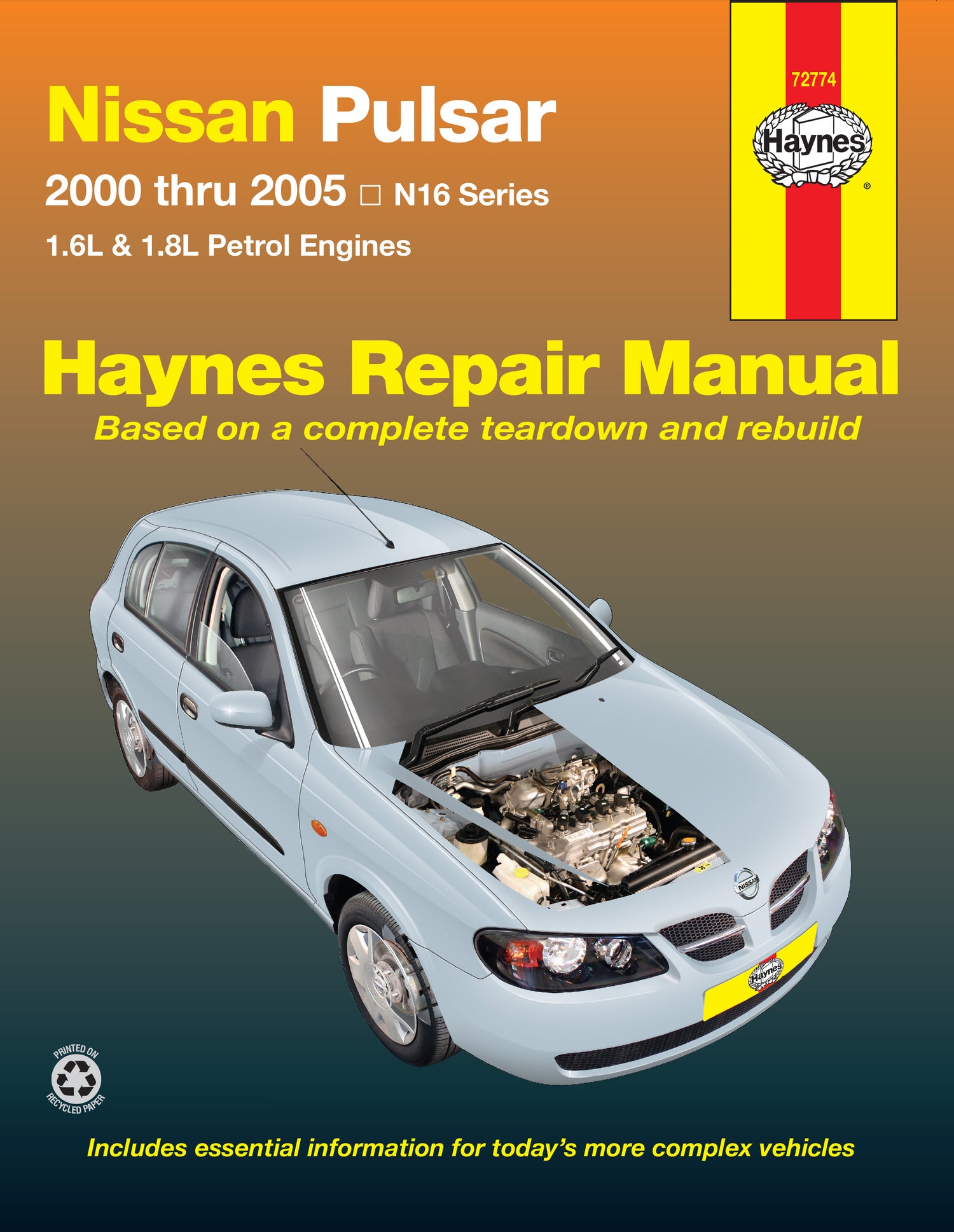 Nissan Pulsar (2000-2005) Haynes Repair Manual
