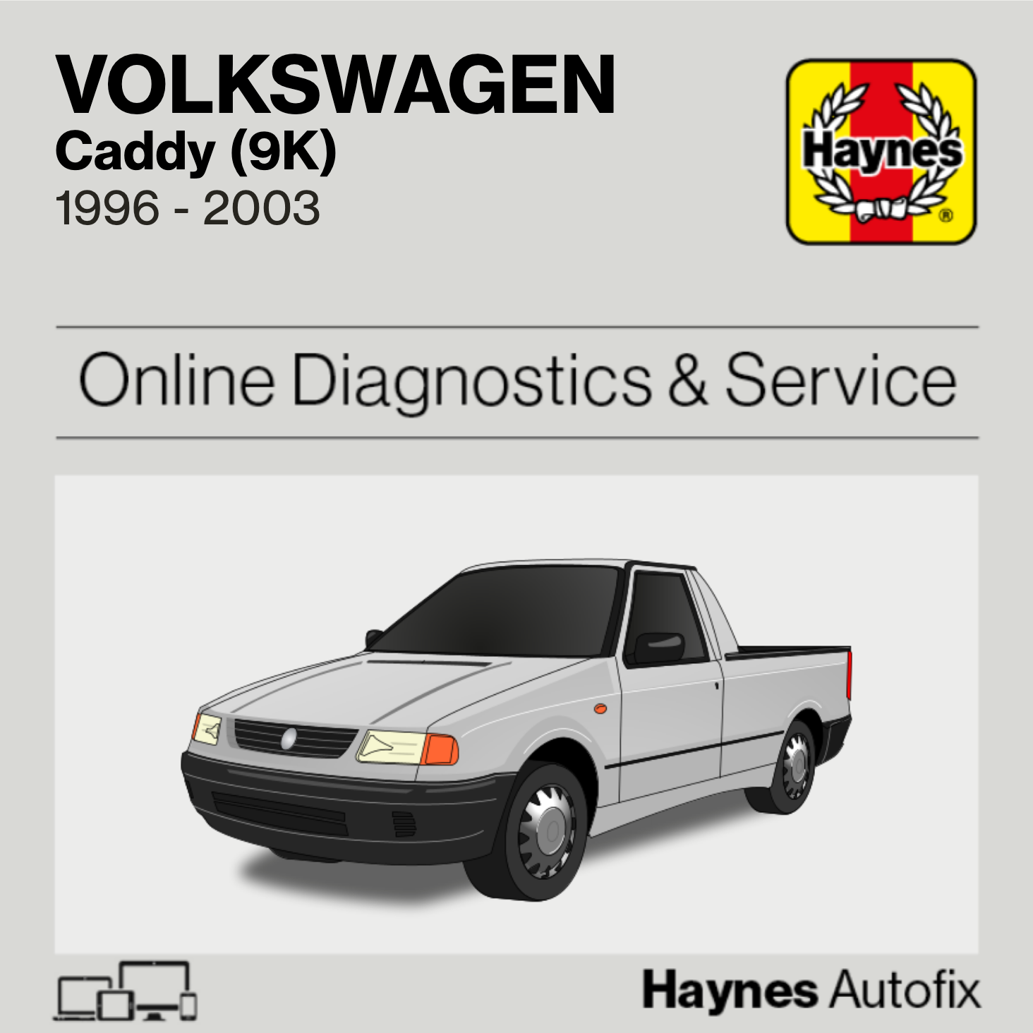 Volkswagen Caddy (9K) 1996 to 2003 Haynes Online Diagnostics & Service Guide
