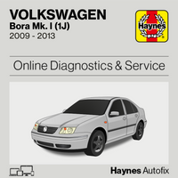 Volkswagen Bora MkI (1J) 2009 to 2013 Haynes Online Diagnostics & Service Guide