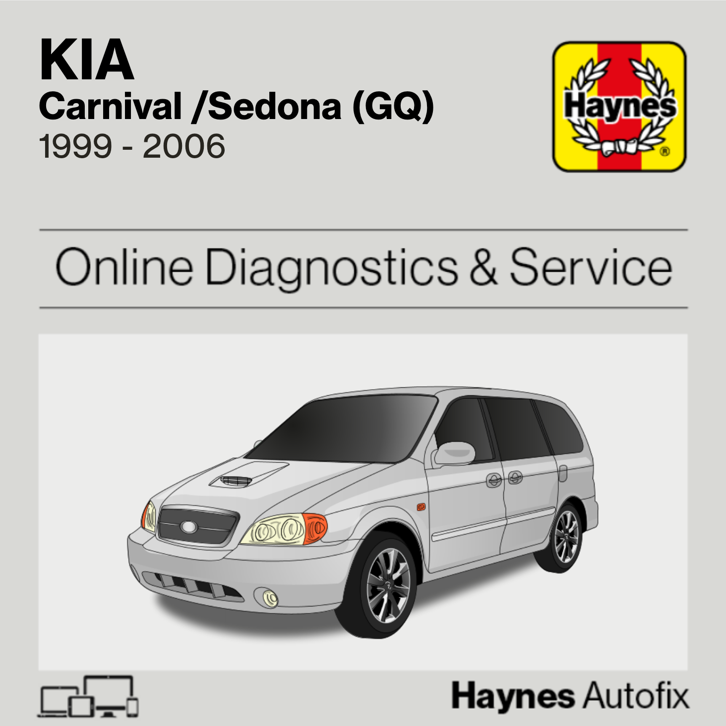 Kia Carnival /Sedona (GQ) 1999 to 2006 Haynes Online Diagnostics & Service Guide
