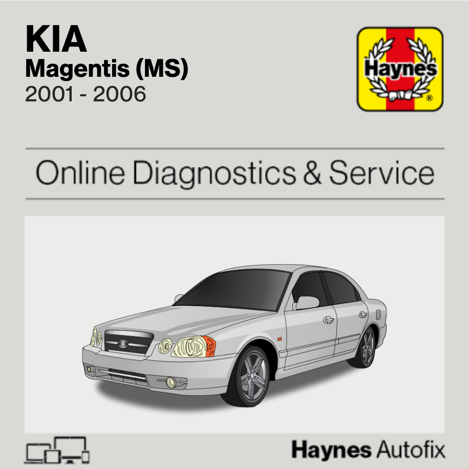 Kia Magentis (MS) 2001 to 2006 Haynes Online Diagnostics & Service Guide