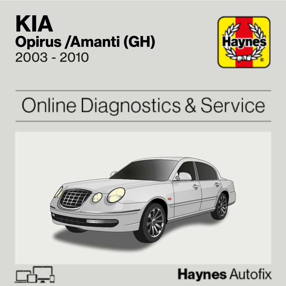 Kia Opirus /Amanti (GH) 2003 to 2010 Haynes Online Diagnostics & Service Guide