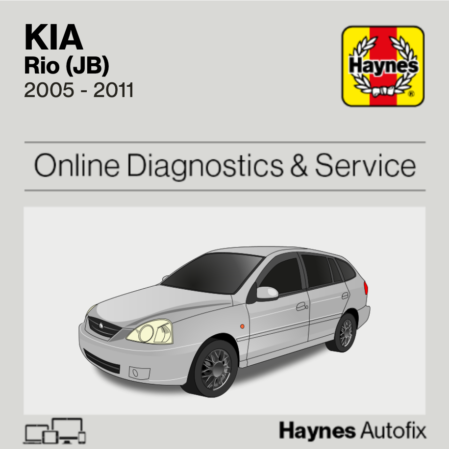 Kia Rio (JB) 2005 to 2011 Haynes Online Diagnostics & Service Guide