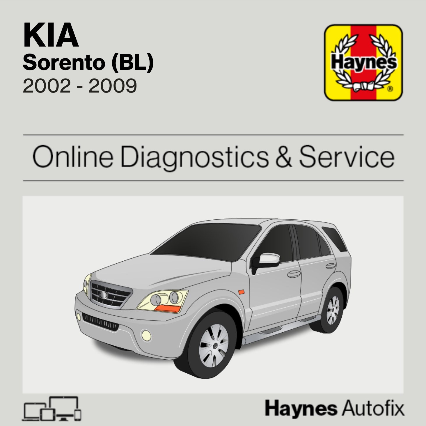 Kia Sorento (BL) 2002 to 2009 Haynes Online Diagnostics & Service Guide