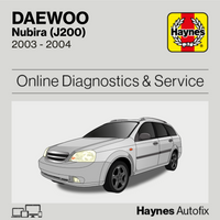 Daewoo Nubira (J200) 2003 to 2004 Haynes Online Diagnostics & Service Guide