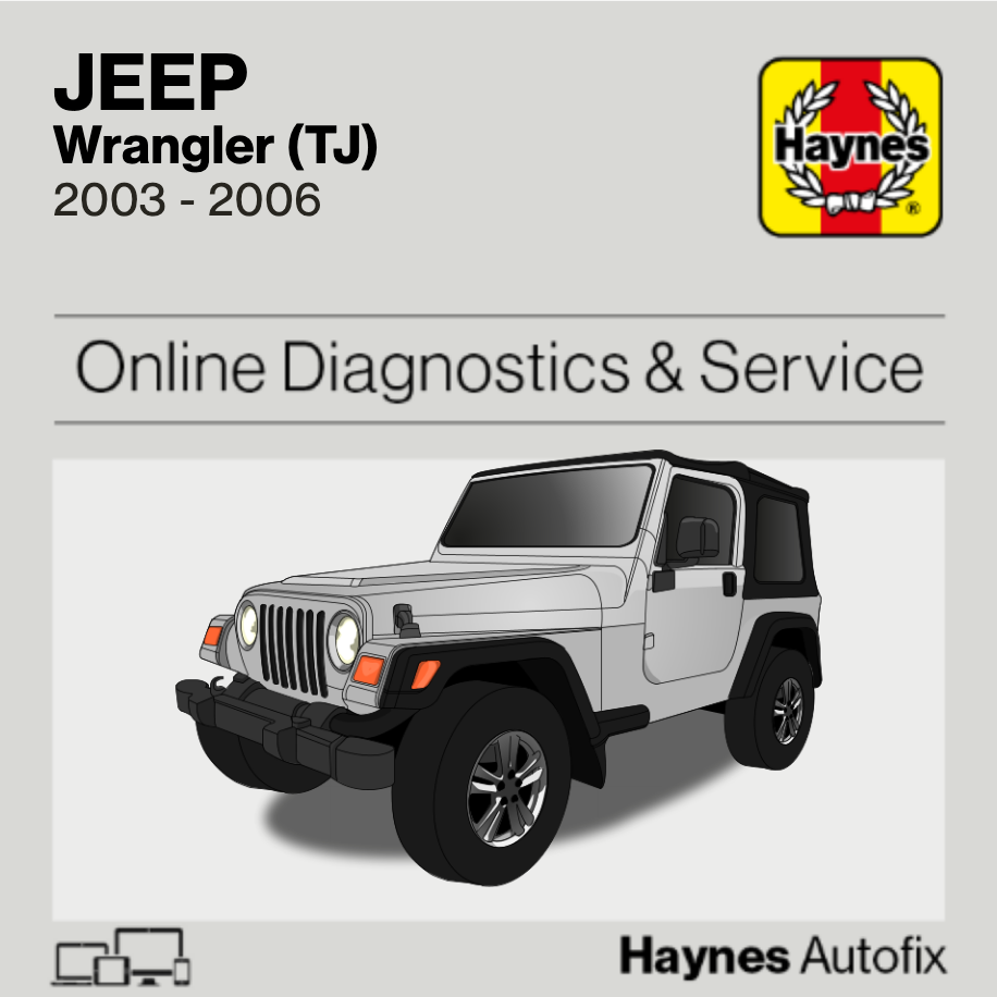 Jeep Wrangler (TJ) 2003 to 2006 Haynes Online Diagnostics & Service Guide