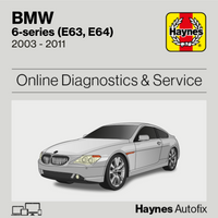 BMW 6-Series (E63, E64) 2003 to 2011 Haynes Online Diagnostics & Service Guide