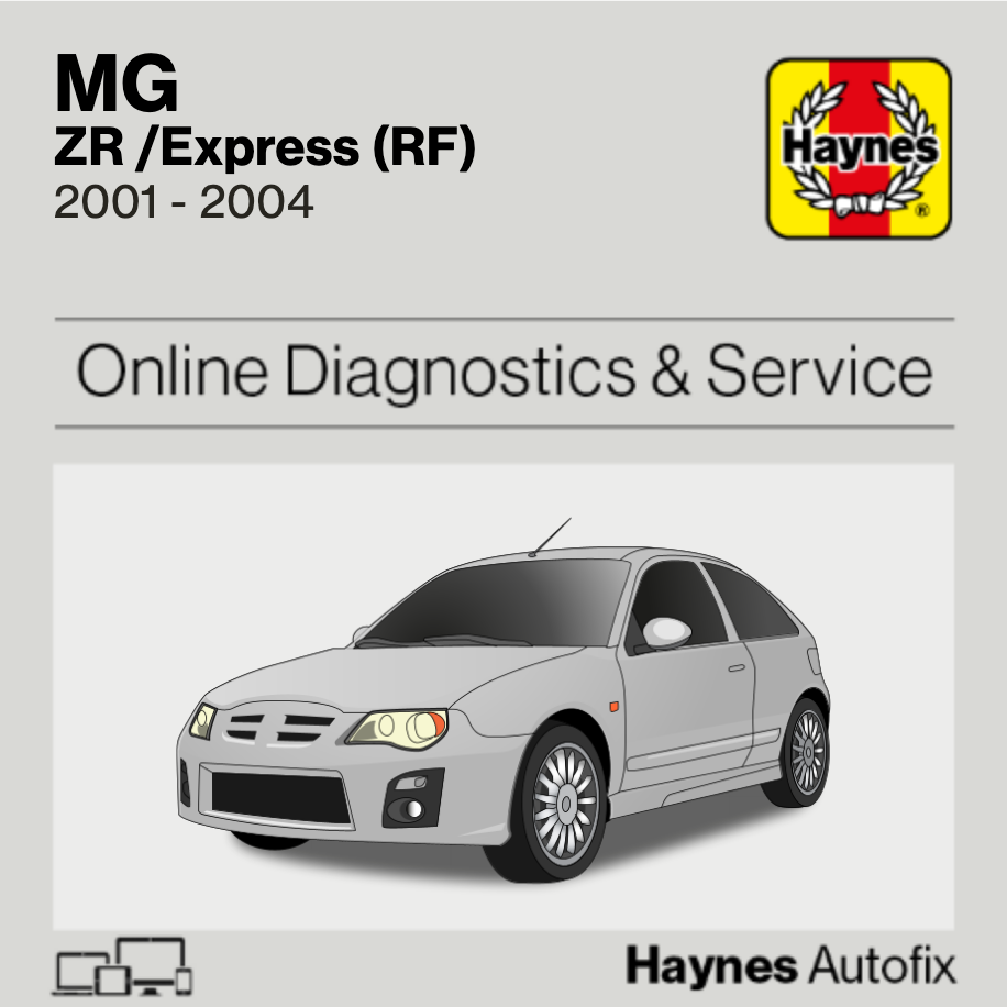MG ZR /Express (RF) 2001 to 2004 Haynes Online Diagnostics & Service Guide
