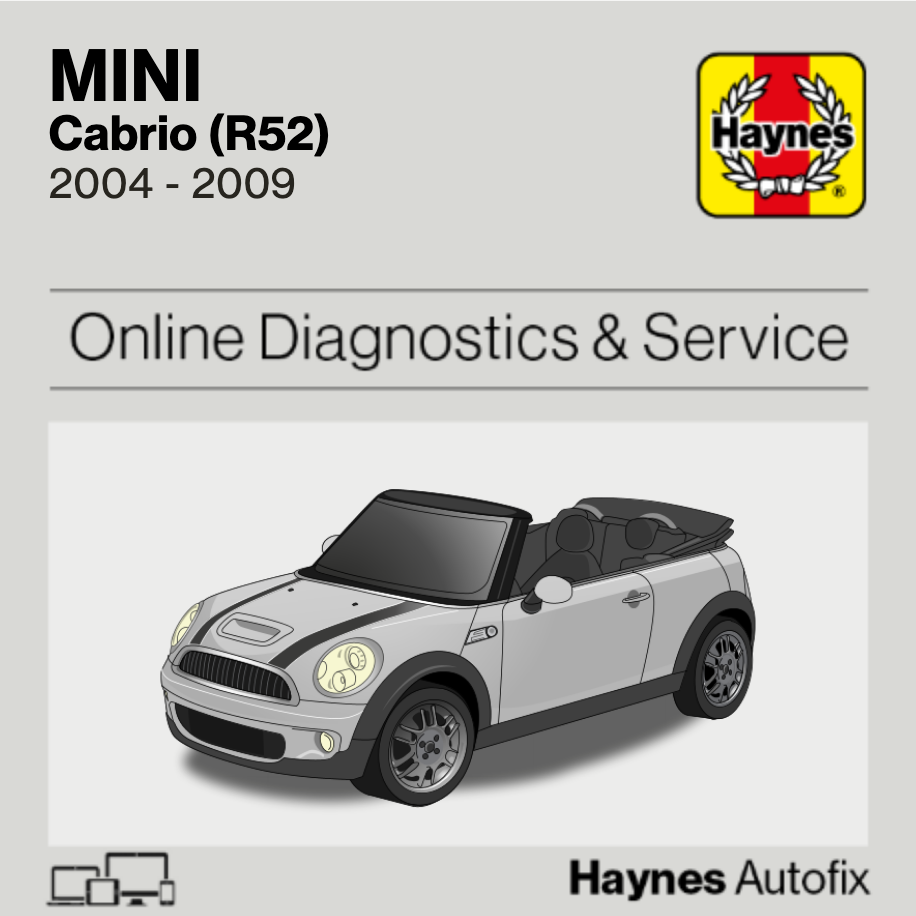 Mini Cabrio (R52) 2004 to 2009 Haynes Online Diagnostics & Service Guide