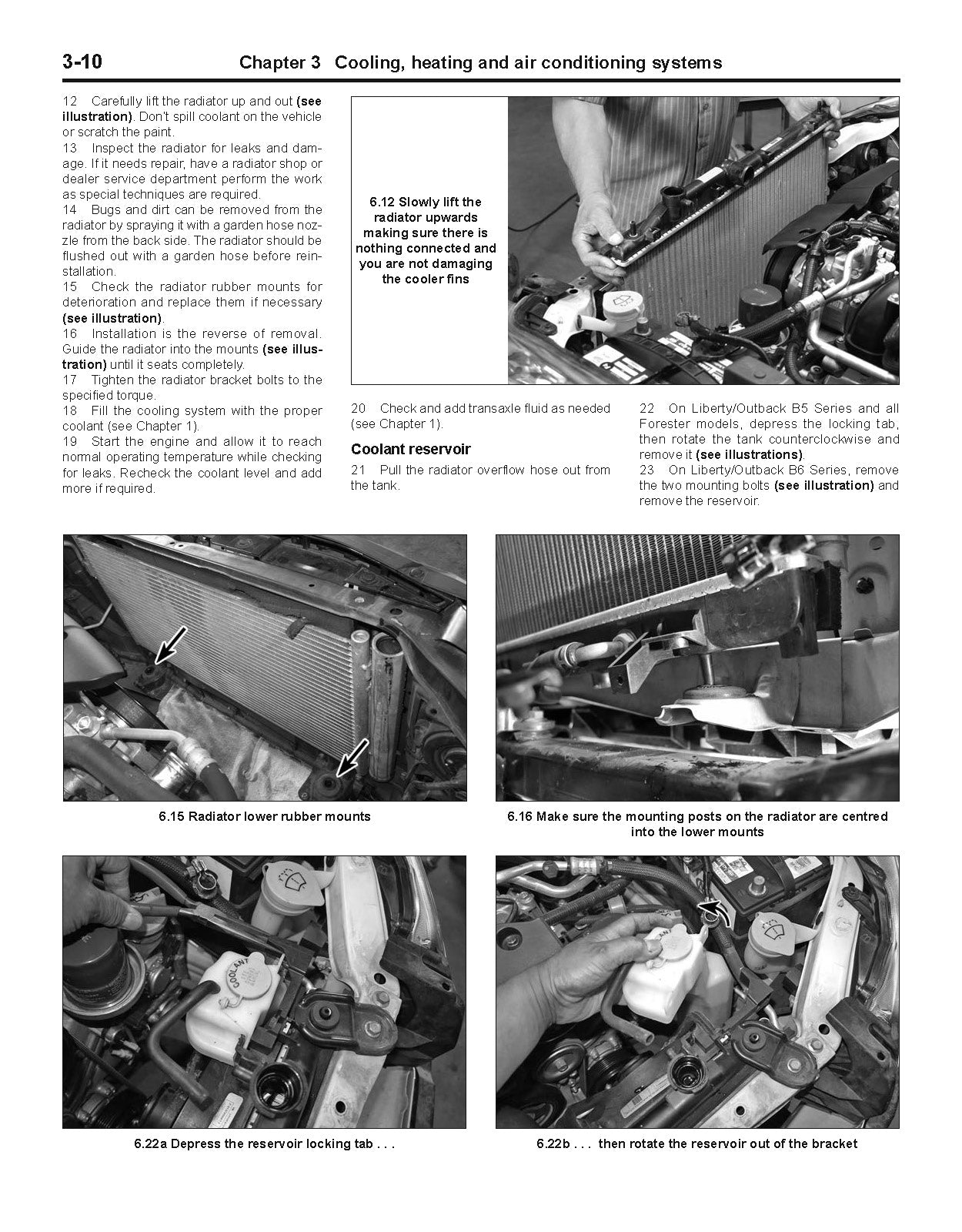 Subaru Forester 2008-2018, Liberty/Outback 2009-2019