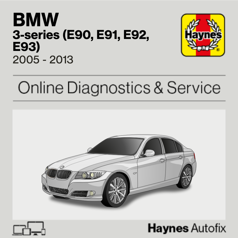 BMW 3-Series (E90, E91, E92, E93) 2005 to 2013 Haynes Online Diagnostics & Service Guide