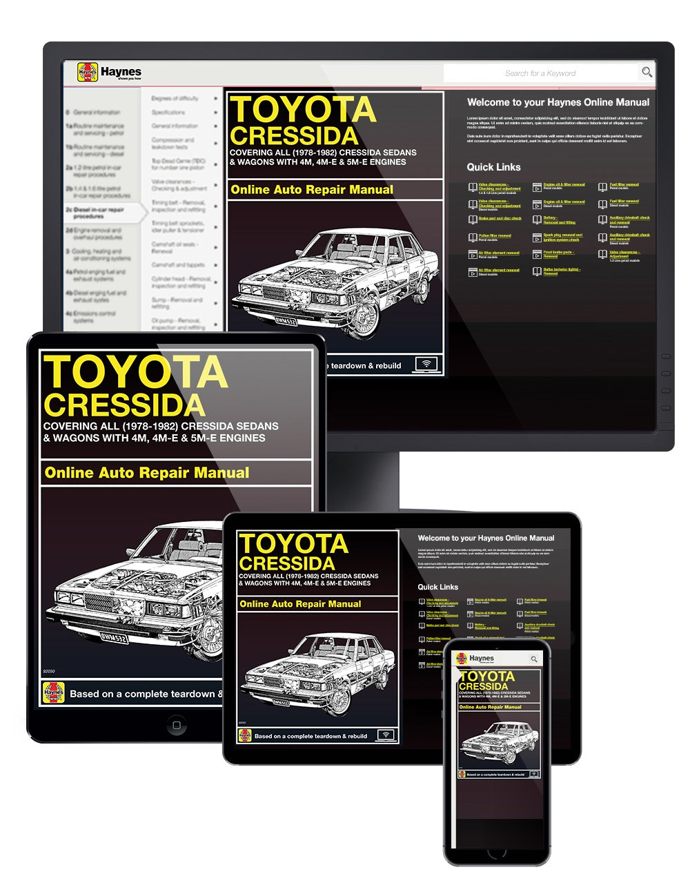 Toyota Cressida (1978-1982) Haynes Repair Manual (USA)