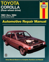 Toyota Corolla (1993-1996) & Holden Nova (1994-1997) Haynes Repair Manual (AUS)