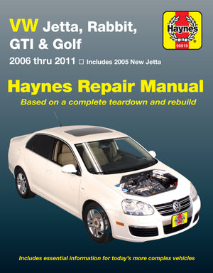 DIY Maintenance & Repair Manuals for Volkswagen Rabbit V Cars