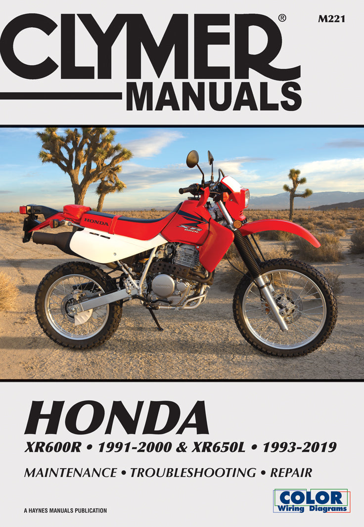 Honda XR600R (1991-2000) XR650L (1993-2019) Service and Repair Manual