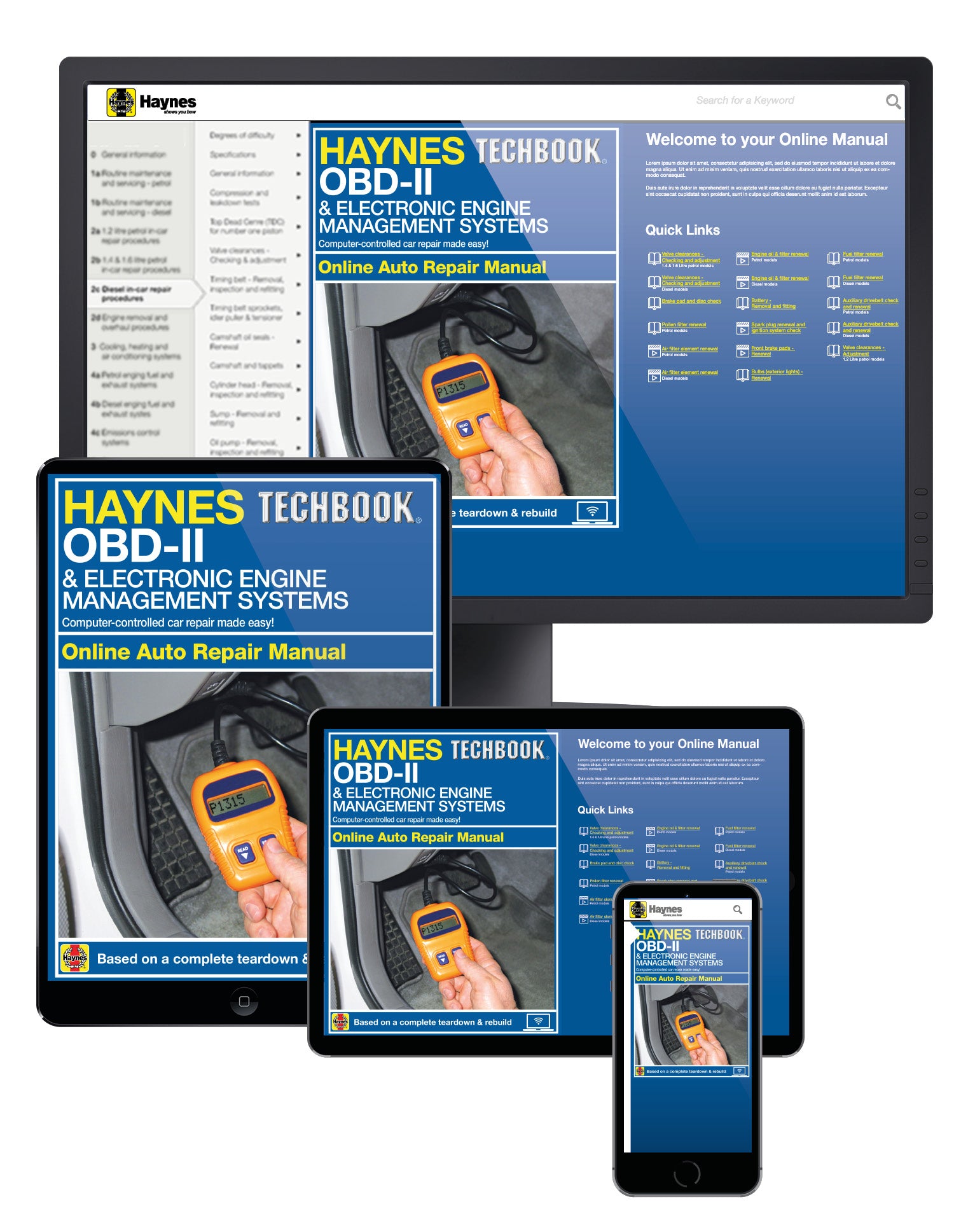 OBD-II & Electronic Engine Management Systems (1996-on) Haynes Techbook (USA)