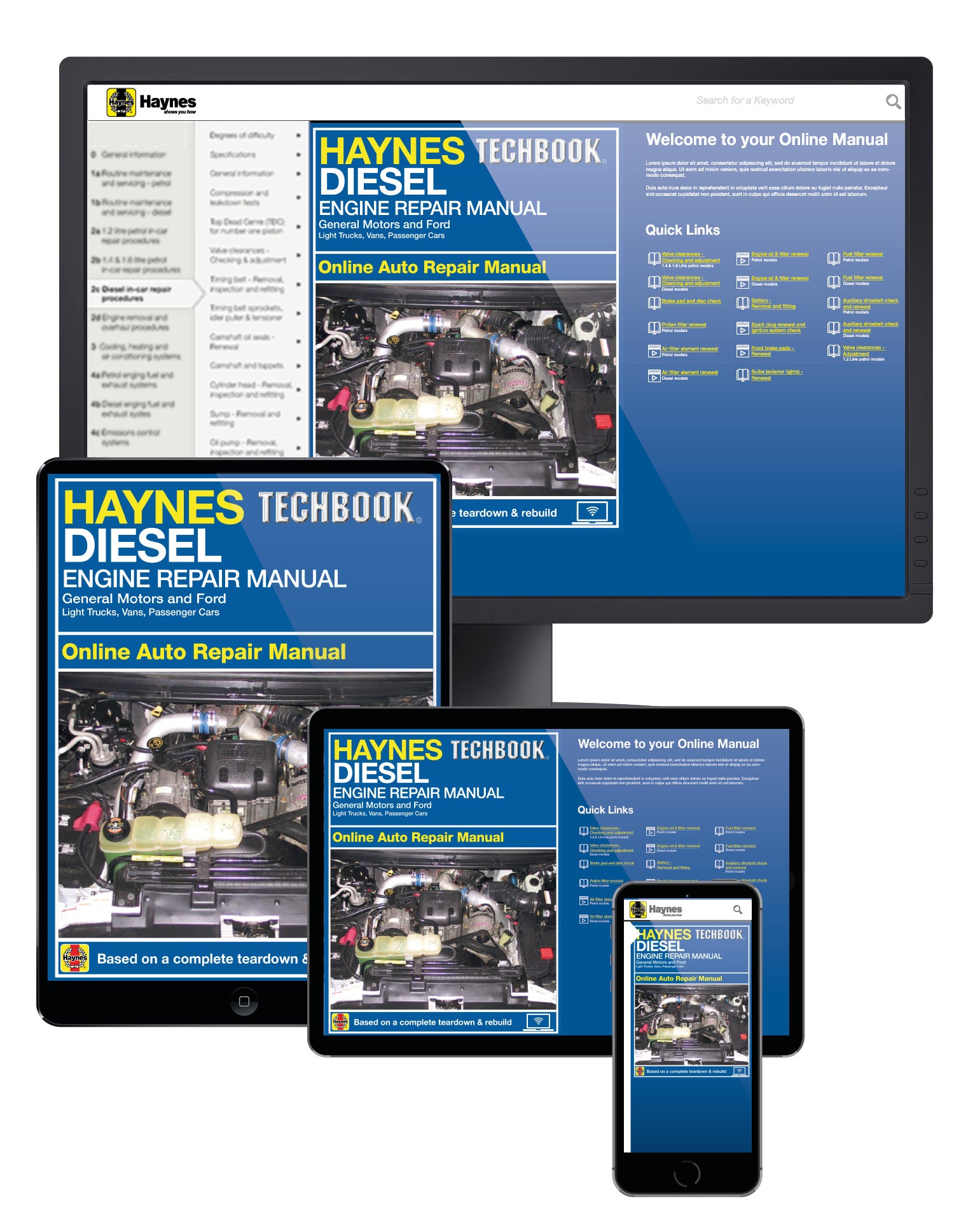 Diesel Engine Repair Haynes Techbook (USA)
