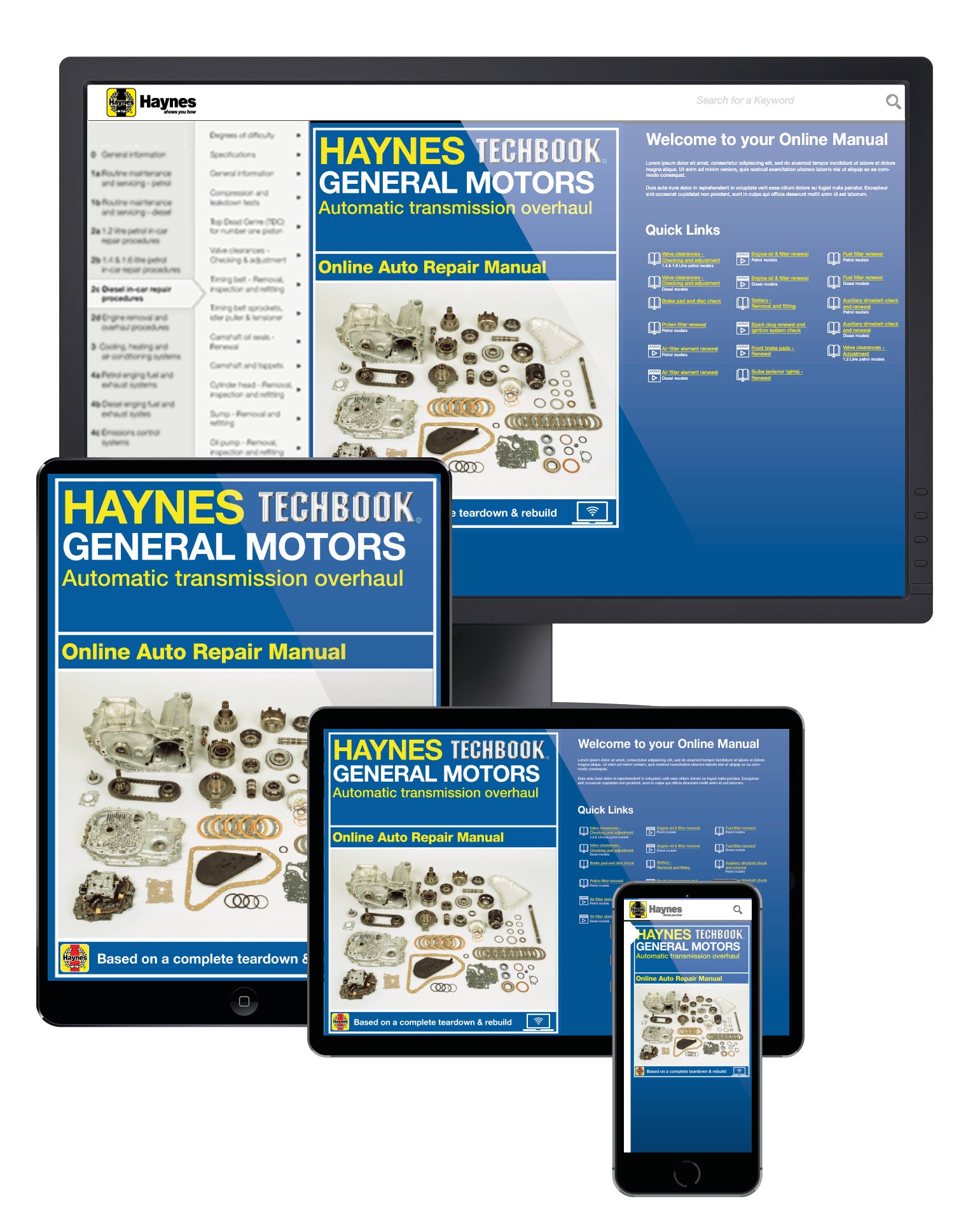 General Motors Automatic Transmission Overhaul Haynes Techbook (USA)