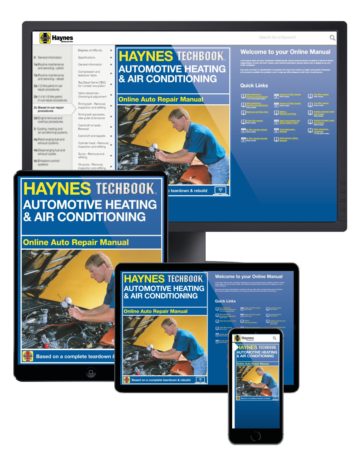 Automotive Heating & Air Conditioning Haynes Techbook (USA)