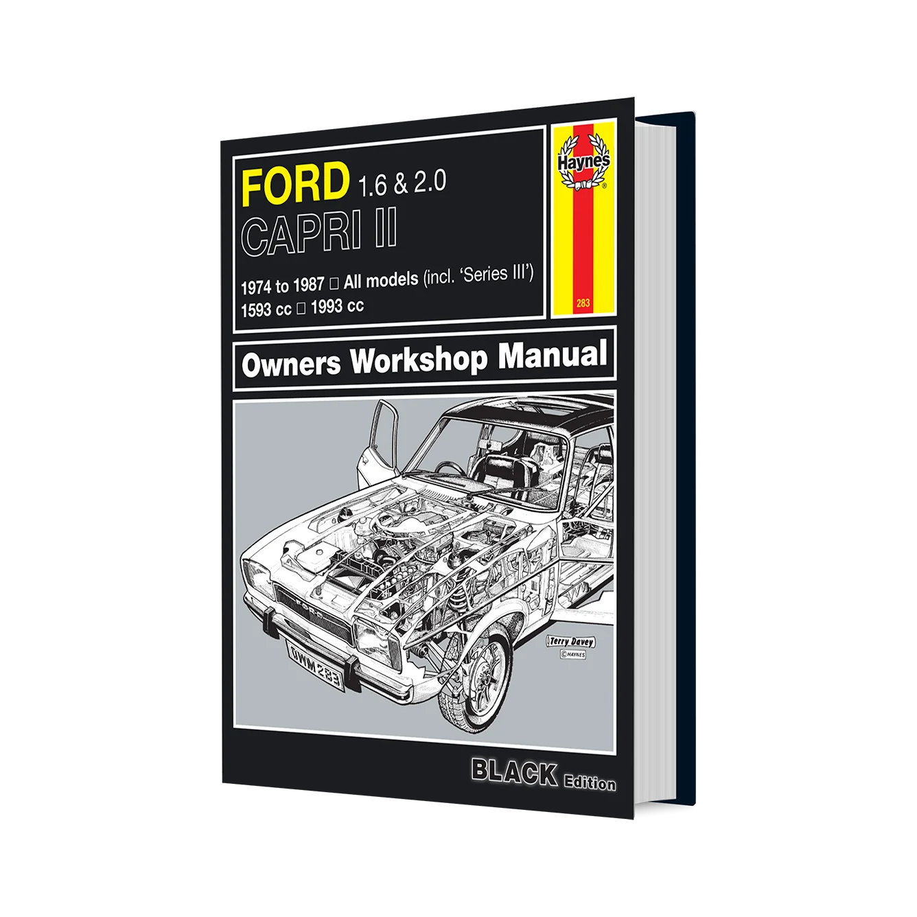 A hardcover book titled 'Ford 1.6 & 2.