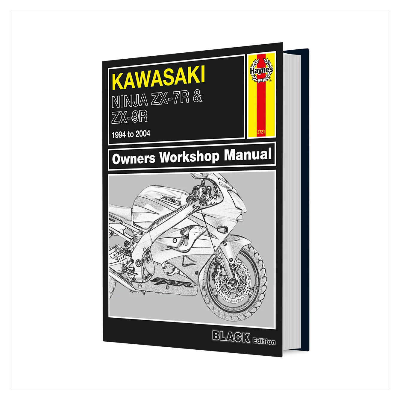 Kawasaki Ninja ZX-7R & ZX-9R owners workshop manual on a white background
