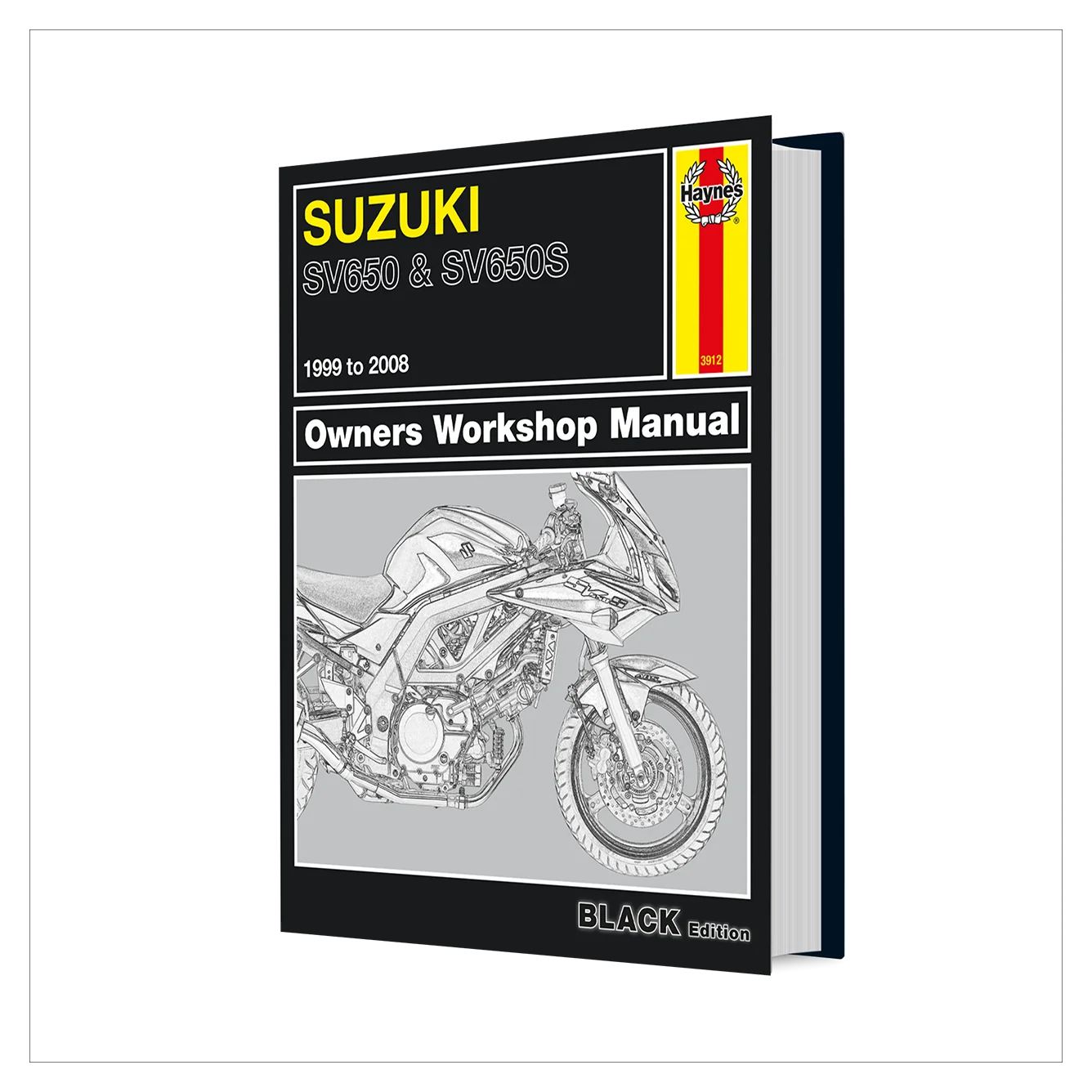 Suzuki SV650 & SV650S owners workshop manual on a white background
