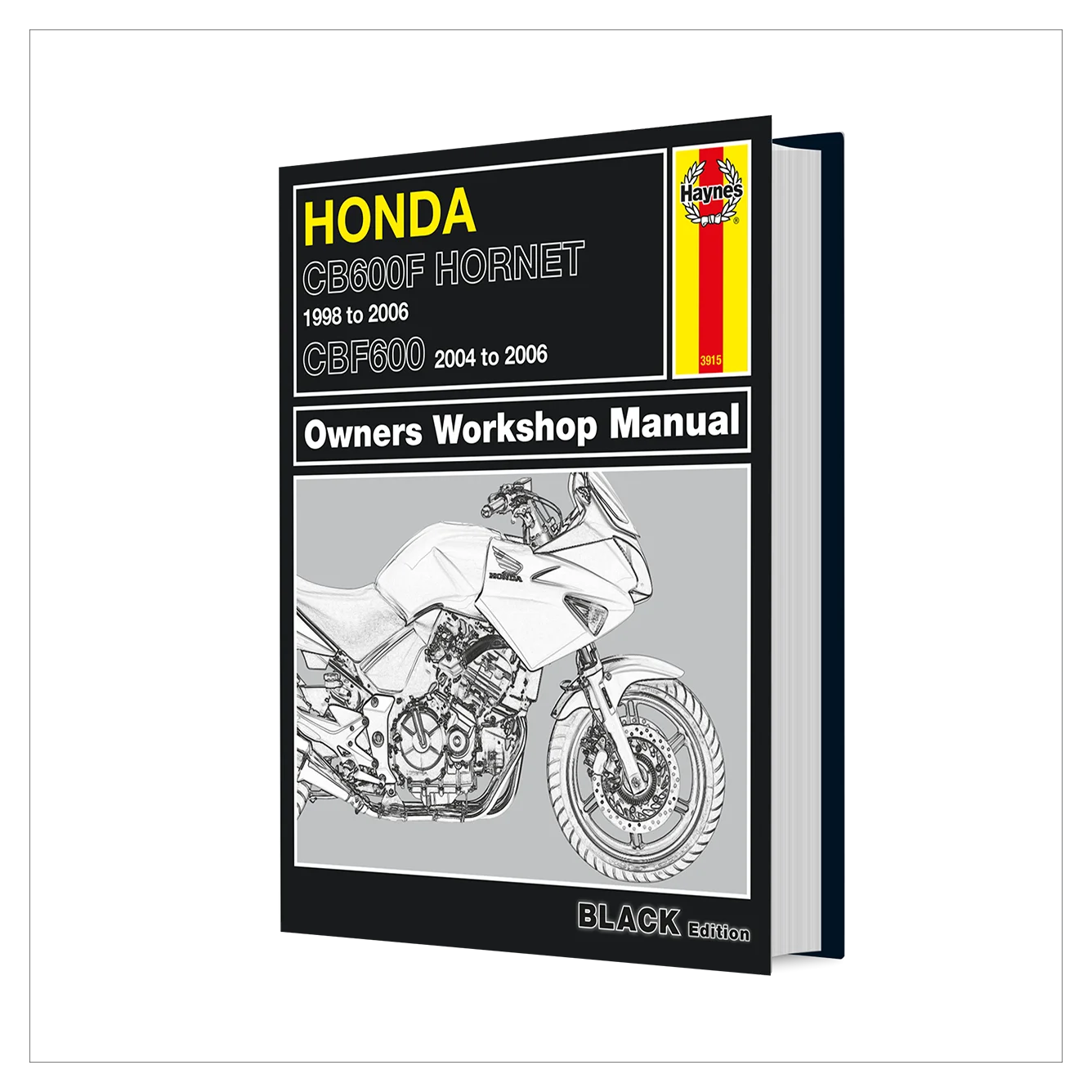 Honda CB600F Hornet and CBF500 owners workshop manual on a white background