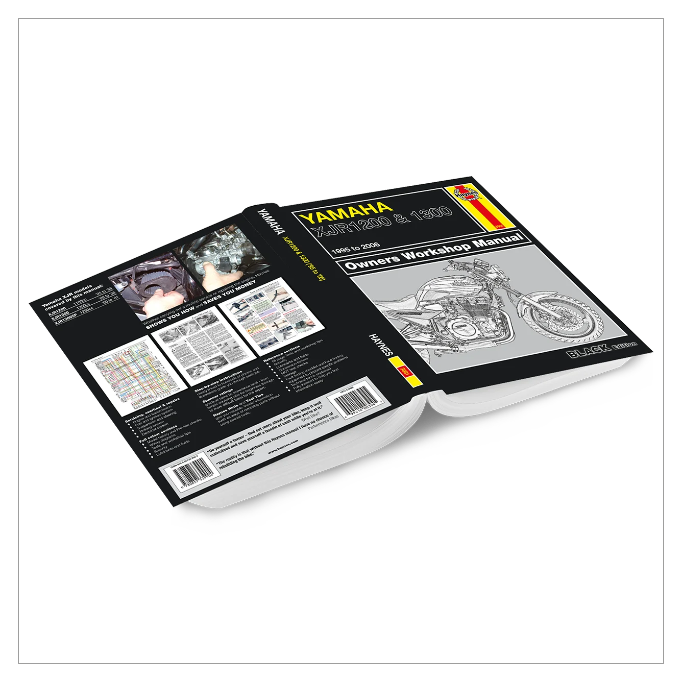 Yamaha workshop manual on a white background