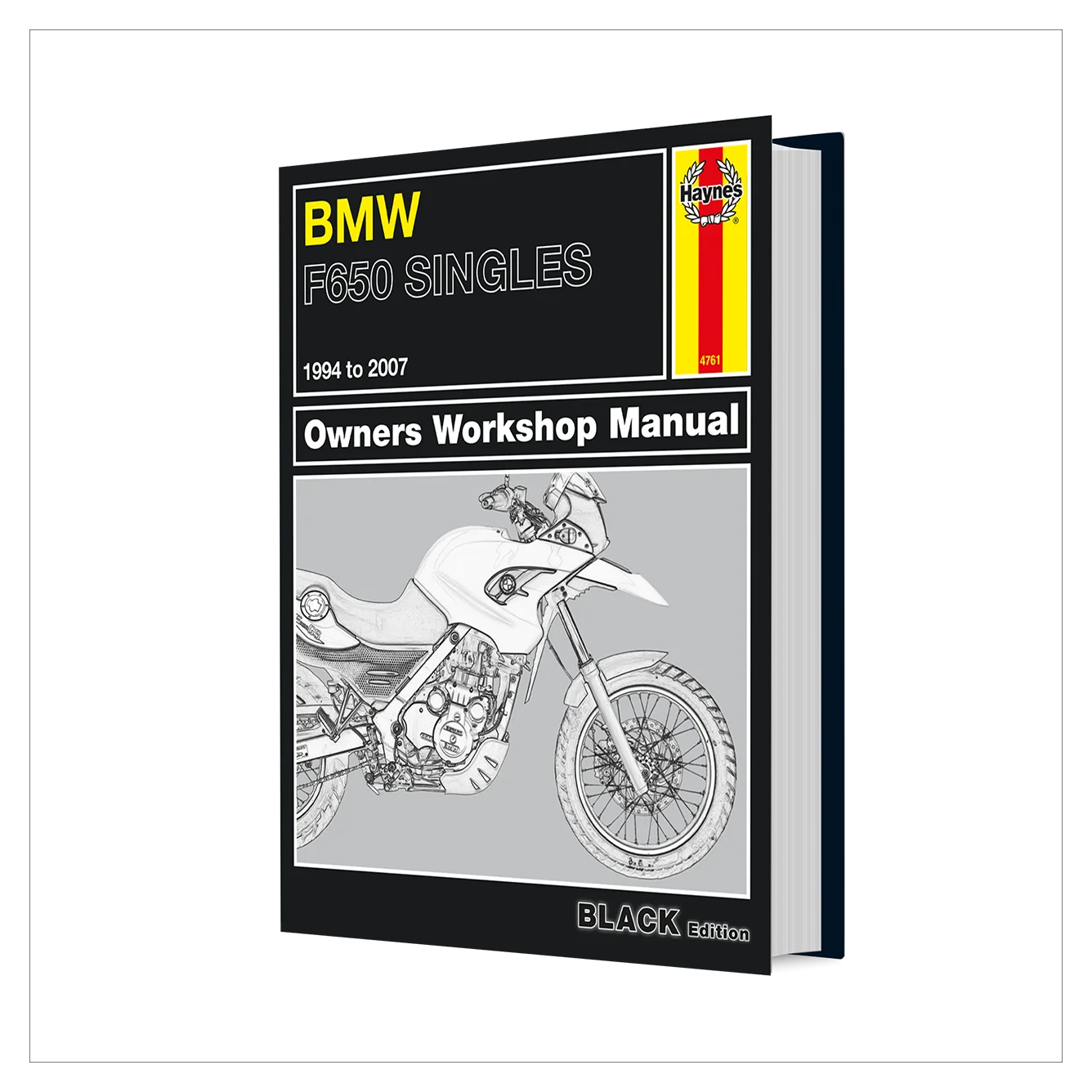 BMW F650 Singles owners workshop manual on a white background