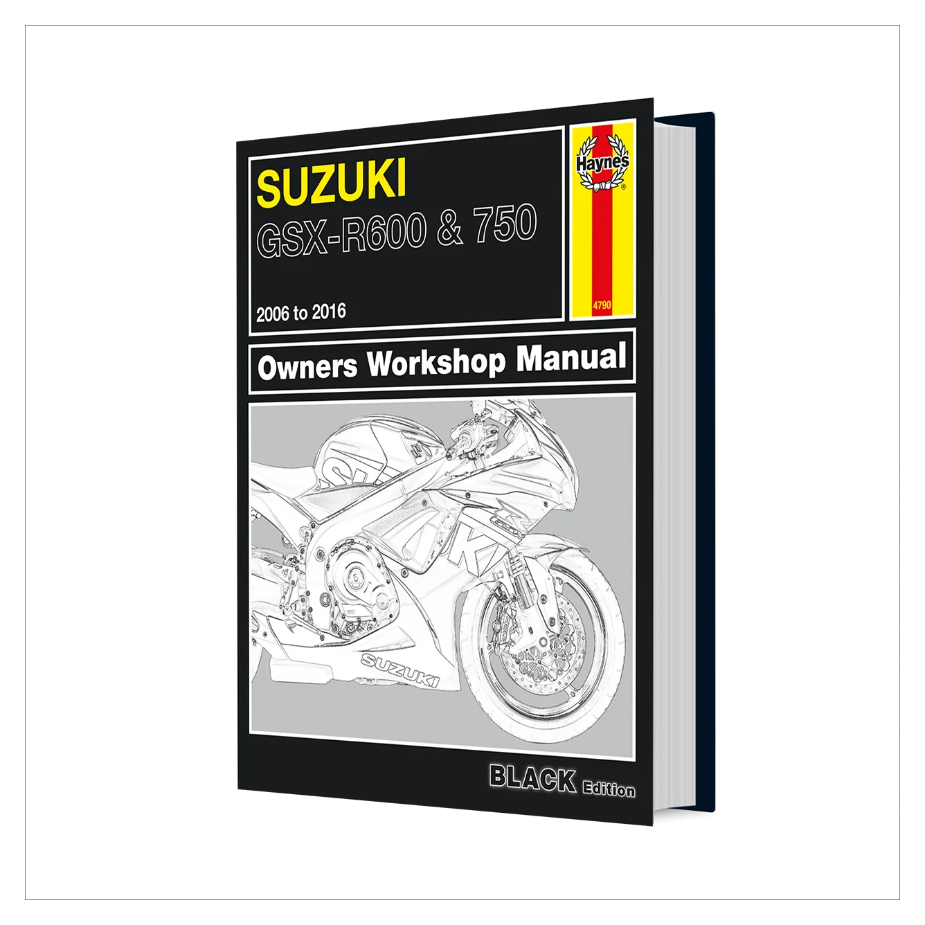 Suzuki GSX-R600 & 750 owners workshop manual on a white background