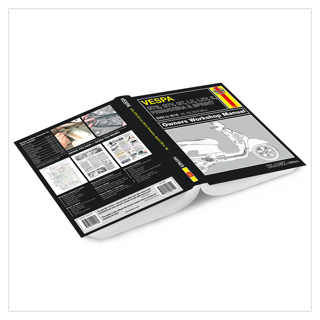 Suzuki motorcycle workshop manual on a white background