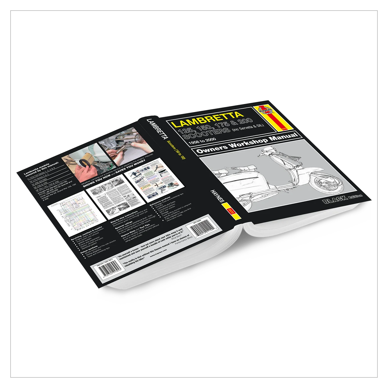 Suzuki motorcycle workshop manual on a white background