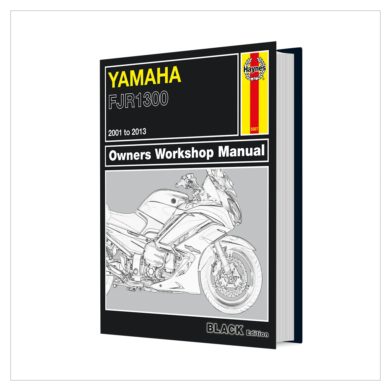 Yamaha FJR1300 owners workshop manual on a white background