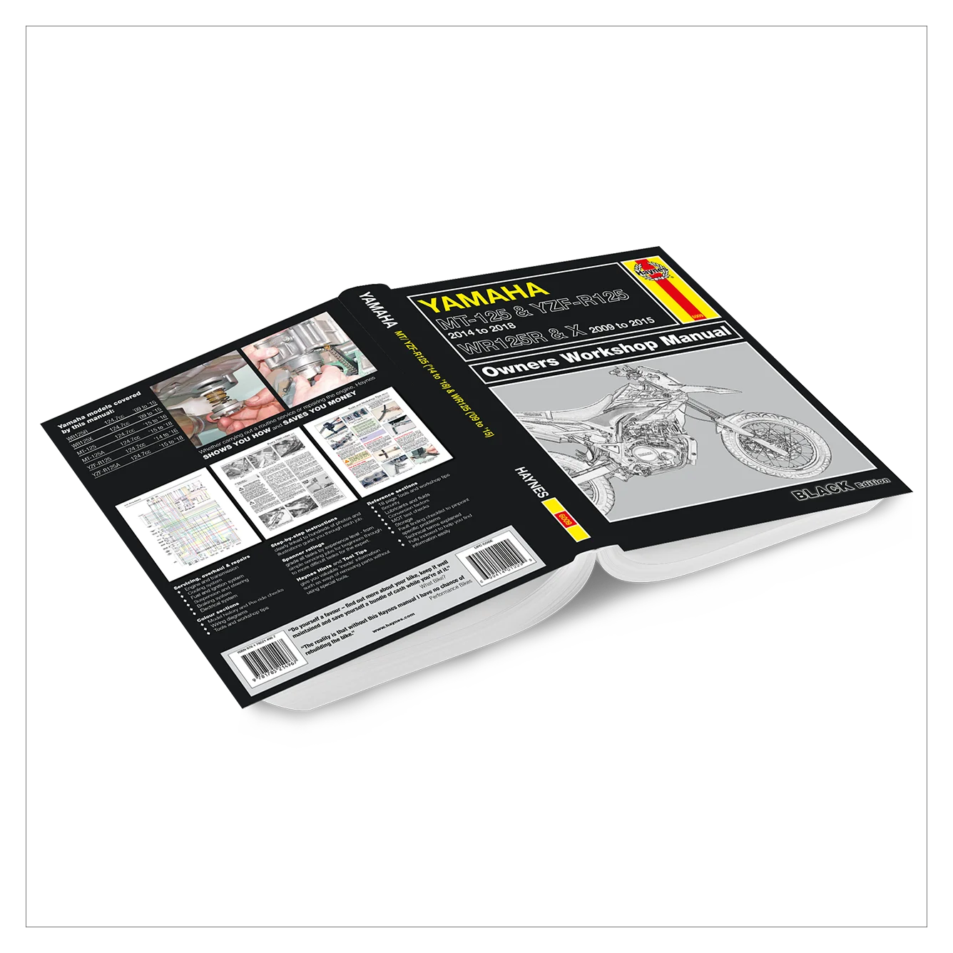 Triumph motorcycle owners workshop manual on a white background