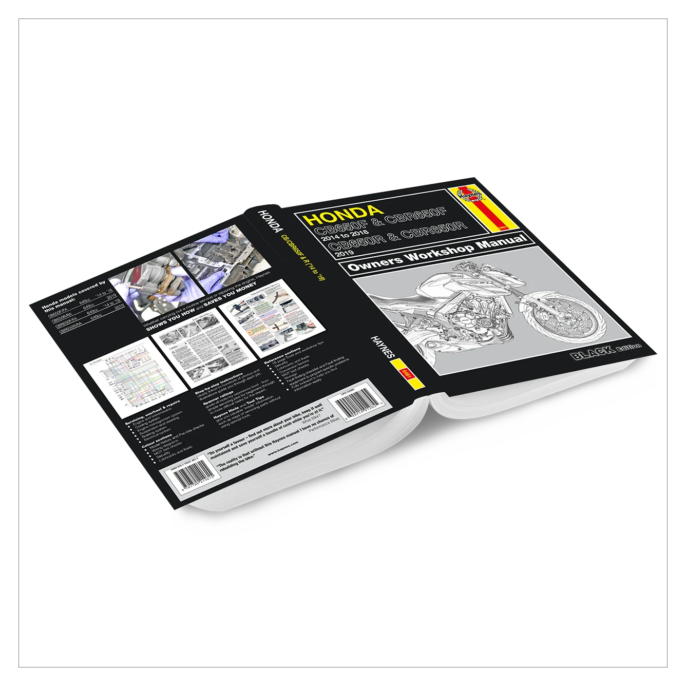 Triumph motorcycle owners workshop manual on a white background