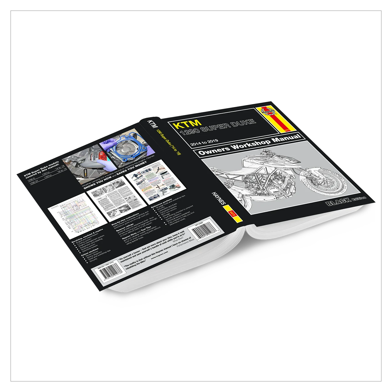 Triumph motorcycle owners workshop manual on a white background