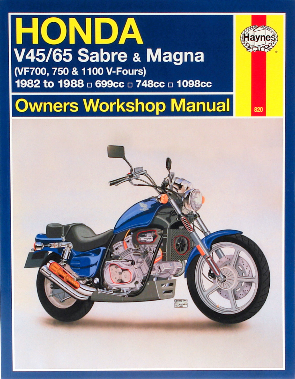 Honda V45/65 Sabre & Magna (1982-1988) Haynes Repair Manual