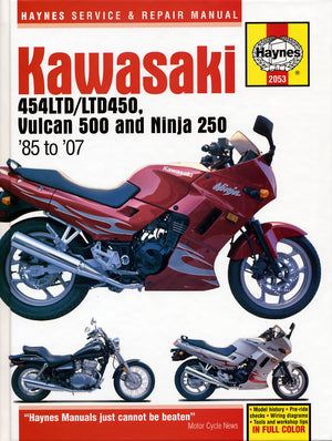 DIY Maintenance & Repair Manuals for Kawasaki Ninja ZX-11R Motorcycles