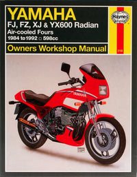 Yamaha FJ, FZ, XJ & YX600 Radian (1984-1992) Haynes Repair Manual