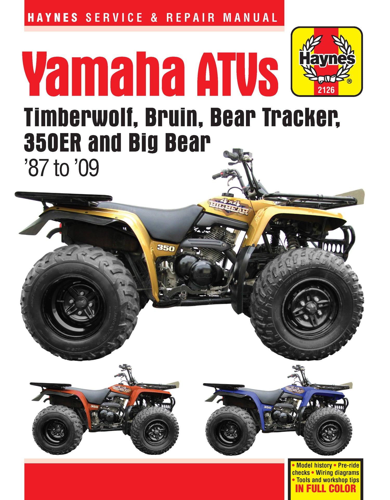 Yamaha ATVs (1987-2009) Haynes Repair Manual